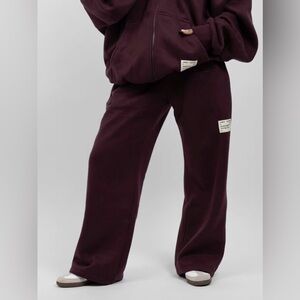 Unisex Affirmation Sweatpants in Maroon